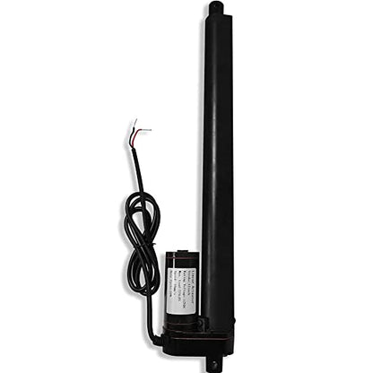 BH-03-Mini Electric Linear Actuator 650mm-700mm-750mm-800mm 24vDC ,linear motor  for fire-fighting window-Stroke26-28-30-32inch Max Load 1500N 330LBS , Black