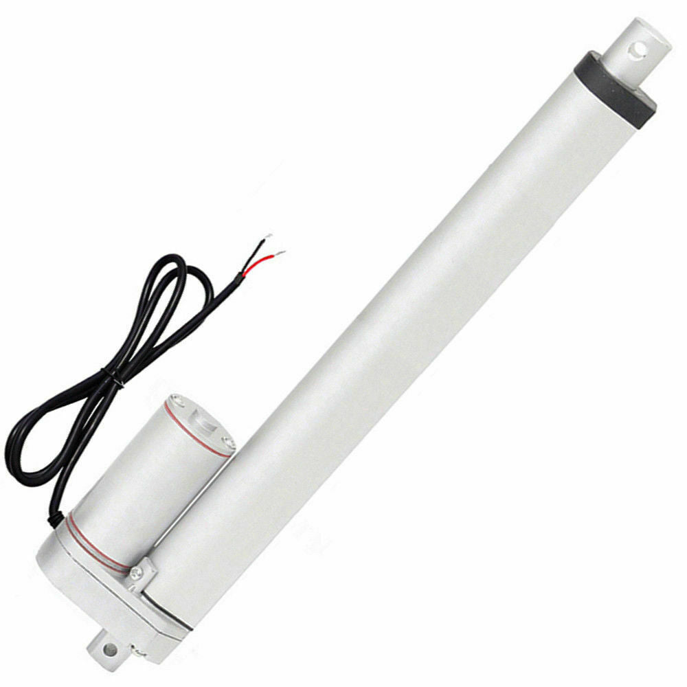 BH-03-Mini Linear Actuator 406mm-600mm 12V 24vDC ,linear motor  for fire-fighting window-Stroke16-18-20-22-24inch Max Load 1500N 330LBS , Silver